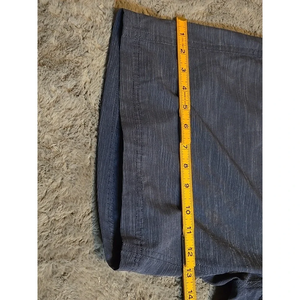 Weekender Casual Life Mens 42 Blue Golf Shorts Stretch Flat Front Performance